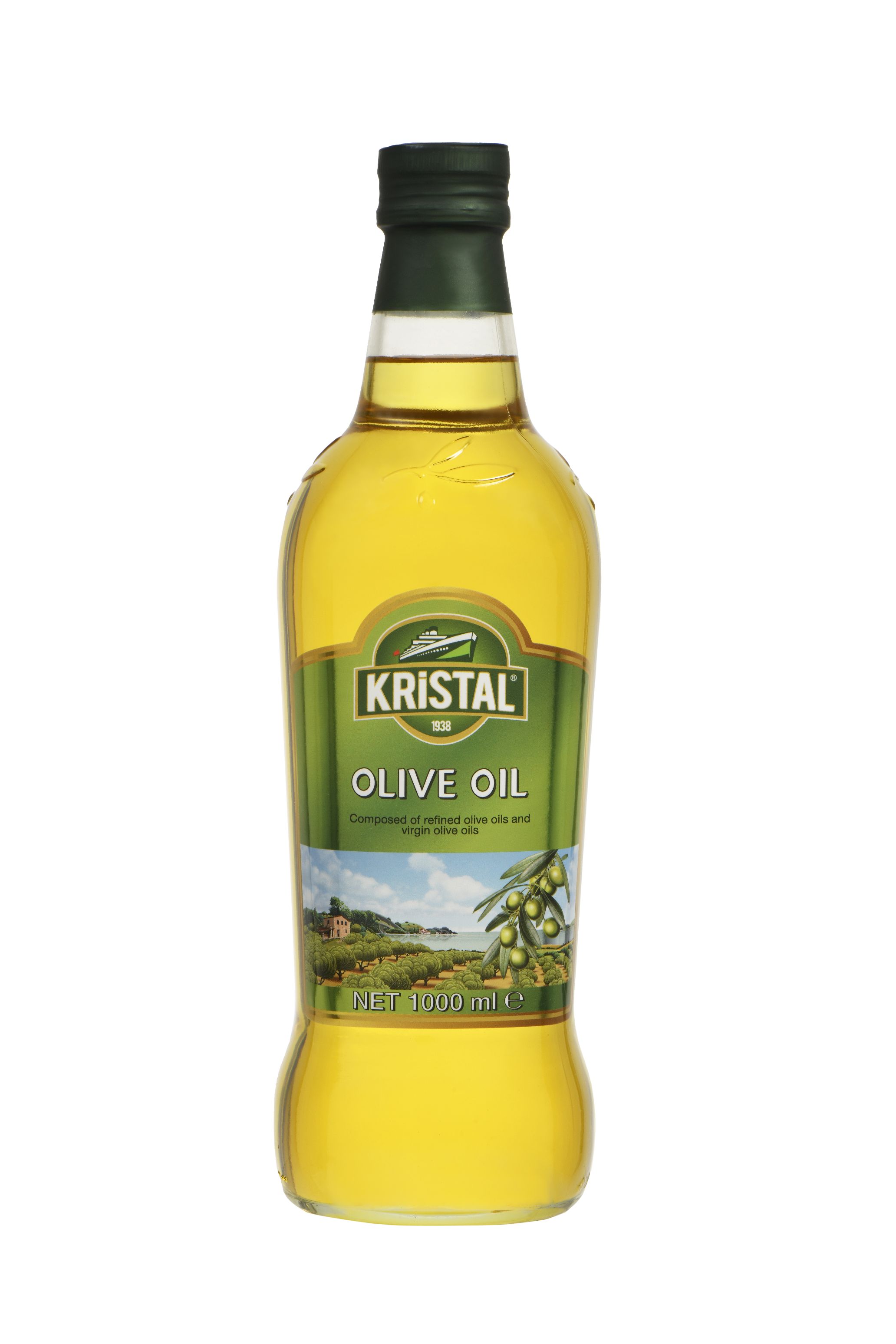 HUILE D'OLIVE RIVIERA KRISTAL 1LT*6   