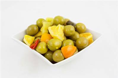 OLIVE ANDALOUSE PIQUANTE 10KG/1012/PO/IMP