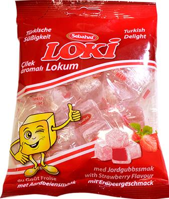 LOKOUM FRAISE 200G/X12/LOKI/IMP