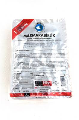 OLIVE NOIRE MARMARA HIPER VAK L 800G/IMP