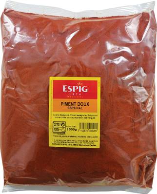 PIMENT DOUX MOULU 1KG/ESPIG/IMP