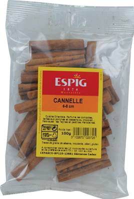 CANNELLE TUYAUX 100G/SOFRAM/IMP