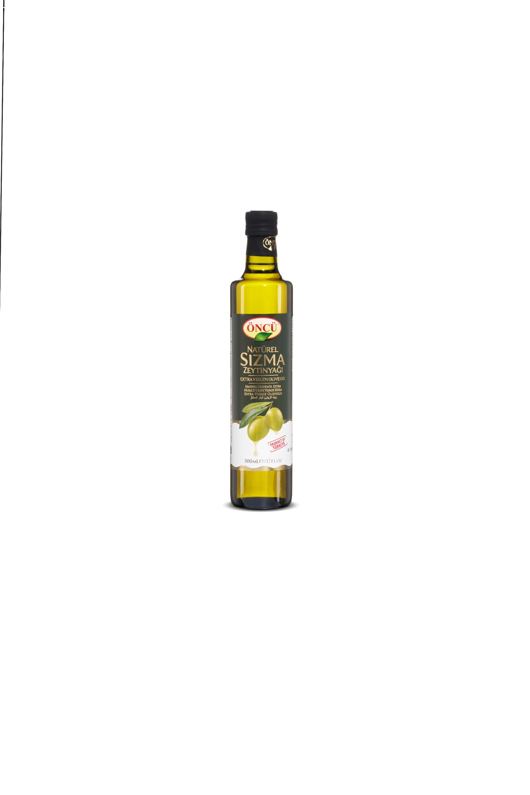 HUILE D'OLIVE EXTRA VIERGE ONCU 500ML*12  