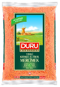 LENTILLE ROUGE 1KG DURU *12