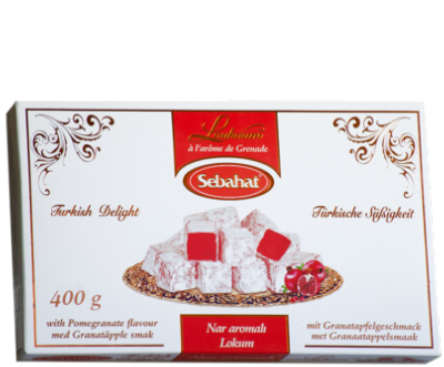 LOKOUM GRENADE 400G SEBAHAT *12