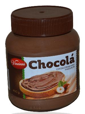 VINCINNI CREME TARTINER CHOCOLAT 400GR *12