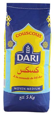 COUSCOUS MOYEN 5KG/DARI/IMP