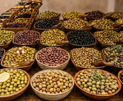 Olives en bidon