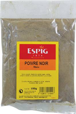 POIVRE NOIR MOULU 100G/SOFRAM/IMP