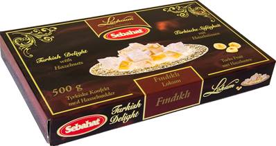 LOKOUM NOISETTE 500G/SEBAH/IMP X12