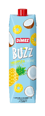 JUS BUZZ ANANAS & NOIX DE COCO 1LT DIMES*12