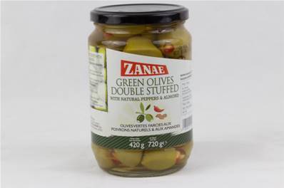 OLIVE FARCIE AMANDE & POIVRON 420GR/ZANAE