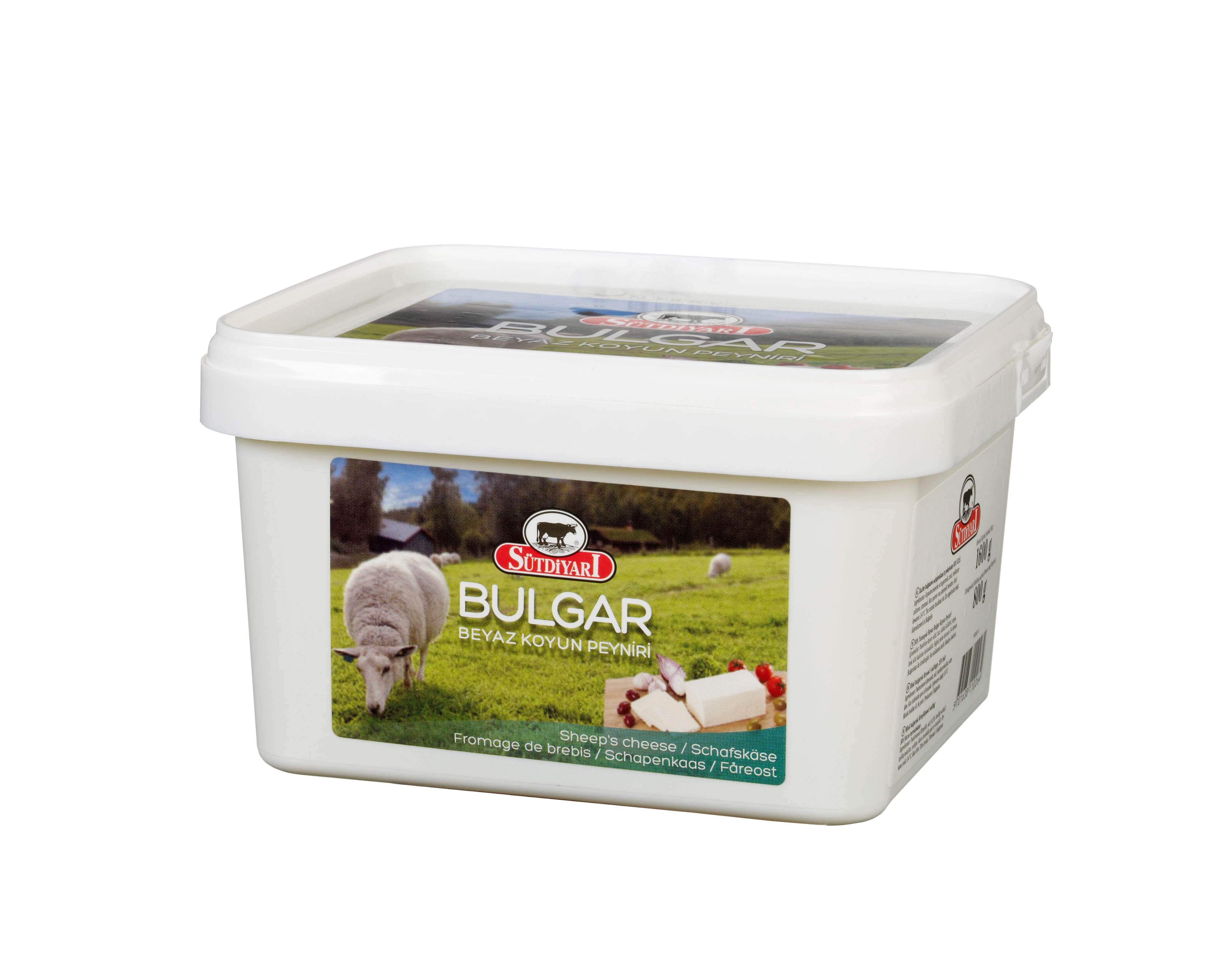 FROMAGE BULGARE BREBIS BOITE PLASTIQUE 800GR SUTDIYARI *6