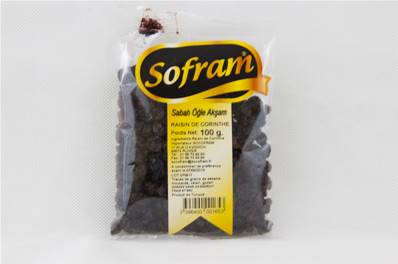 RAISIN CORINTHE 100GR/SOFRAM/IMP