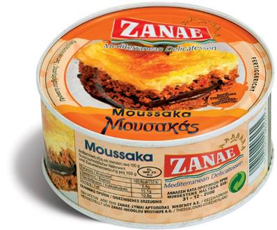 MOUSSAKAS 280GR/ZANAE/IMP