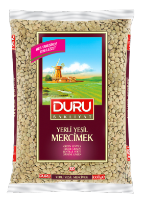 LENTILLE VERTE 1KG DURU *12