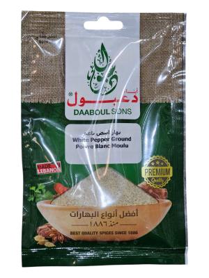 DAABOUL POIVRE BLANC MOULU 10*40G (10+1GR)